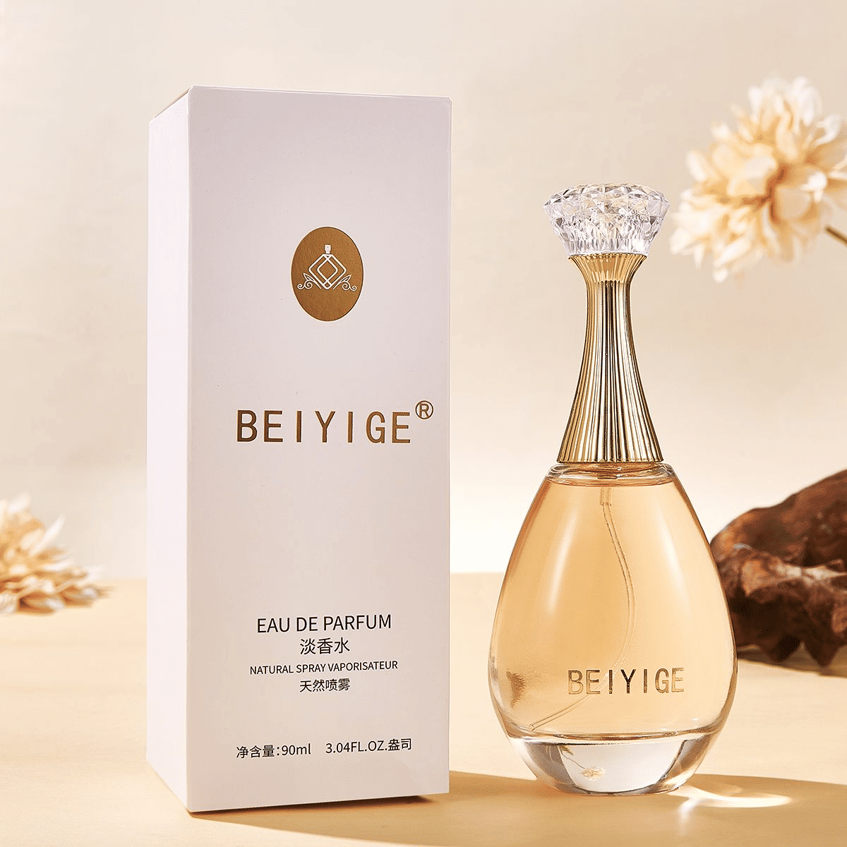 Beiyige Eau de Toilette Women's Perfume Floral Long Lasting 90ml