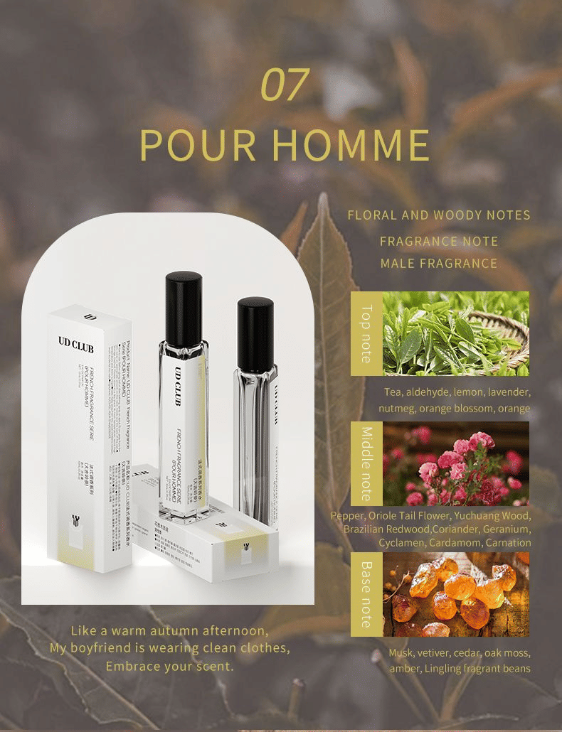 Generic Pour Homme Darjeeling Tea Men's Long Lasting Perfume 10ml