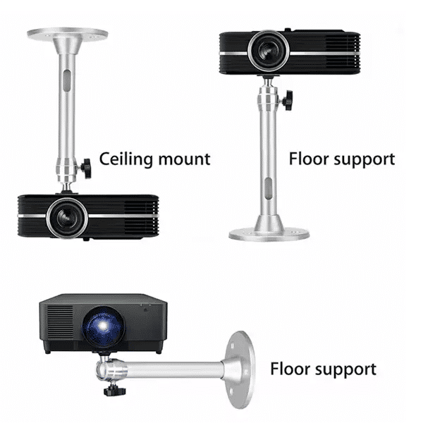 Universal Projector Ceiling Mount 360° Rotatable Aluminium Bracket for HY300 HY320