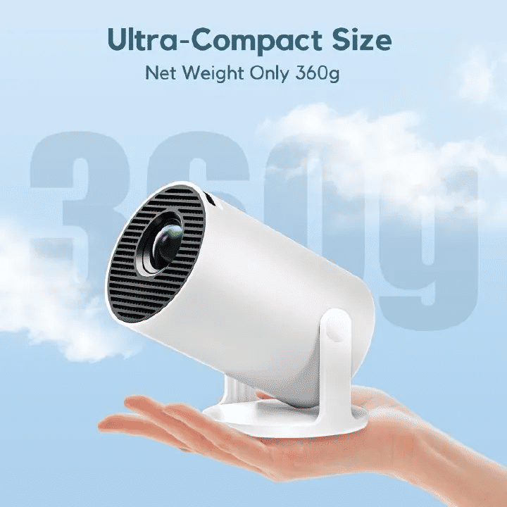 Native 1080P Portable Projector 2999-4999 Lm WiFi Bluetooth Auto Focus