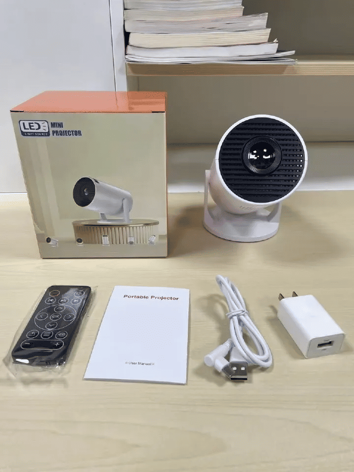 Native 1080P Portable Projector 2999-4999 Lm WiFi Bluetooth Auto Focus