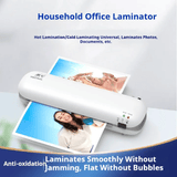 Hot & Cold Laminator Machine Anti-Oxidation No Jam Smooth Bubble-Free for Home Office