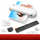Hot & Cold Laminator Machine Anti-Oxidation No Jam Smooth Bubble-Free for Home Office