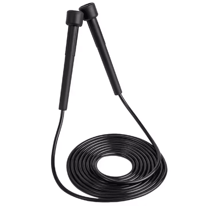 Professional Skipping Rope 2.8m PVC Jump Rope for Men Women Adult Fitness Black