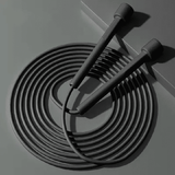 Professional Skipping Rope 2.8m PVC Jump Rope for Men Women Adult Fitness Black