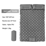 Ultralight Camping Inflatable Sleeping Pad With Built-In Pump Pillow