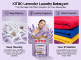 Kitoo Lavender Liquid Detergent 16.9fl oz Stain Removal Laundry Soap