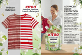 Kitoo Jasmine Liquid Detergent 16.9fl oz Stain Removal Laundry Soap