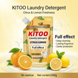 Kitoo Lemon Laundry Detergent 16.9fl oz Deep Clean Liquid Stain Remover Yellow