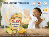 Kitoo Lemon Laundry Detergent 16.9fl oz Deep Clean Liquid Stain Remover Yellow