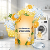 Kitoo Lemon Laundry Detergent 16.9fl oz Deep Clean Liquid Stain Remover Yellow