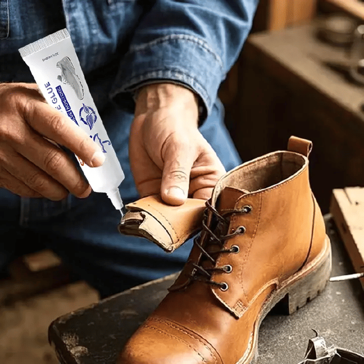 Strong Shoe Repair Glue 2.12oz Waterproof Quick-Drying Adhesive for Sneakers Translucent