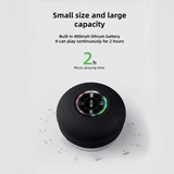 IPX4 Waterproof Mini LED Bathroom Speaker, USB Charging, 5.0 Surround Sound