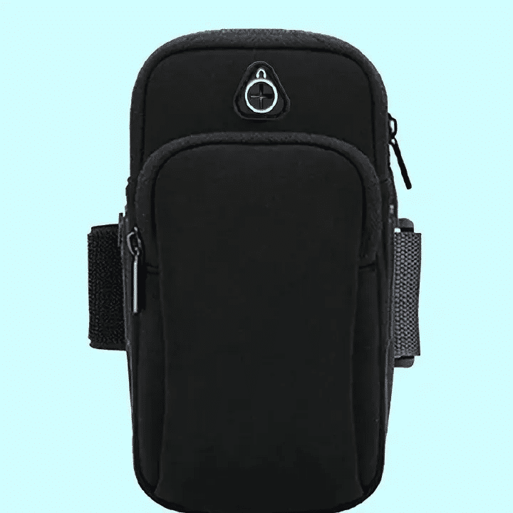 Universal 6.5'' Zippered Multi-Compartment Arm Bag for Fitness Outdoor Activities