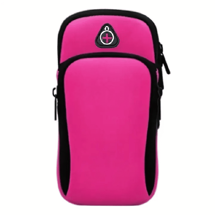 Universal 6.5'' Zippered Multi-Compartment Arm Bag for Fitness Outdoor Activities