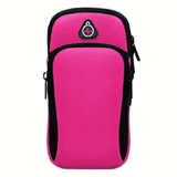 Universal 6.5'' Zippered Multi-Compartment Arm Bag for Fitness Outdoor Activities