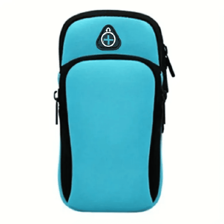 Universal 6.5'' Zippered Multi-Compartment Arm Bag for Fitness Outdoor Activities