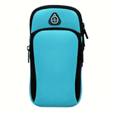 Universal 6.5'' Zippered Multi-Compartment Arm Bag for Fitness Outdoor Activities