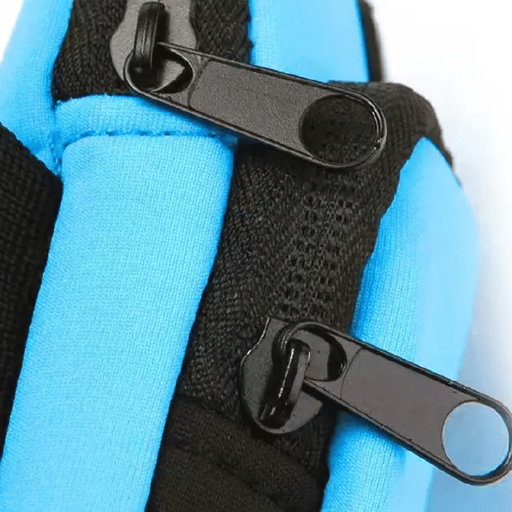 Universal 6.5'' Zippered Multi-Compartment Arm Bag for Fitness Outdoor Activities