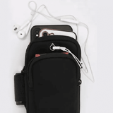 Universal 6.5'' Zippered Multi-Compartment Arm Bag for Fitness Outdoor Activities