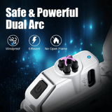USB Plasma Arc Lighter 3 Modes Flashlight Windproof Waterproof Rechargeable for Camping