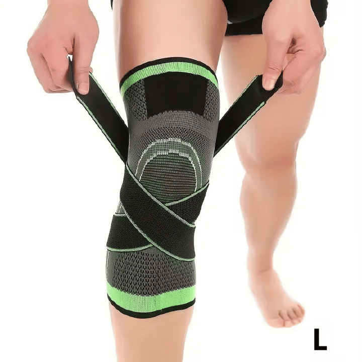 Adjustable Compression Knee Protector Strap for Basketball Running Nylon M/L/XL