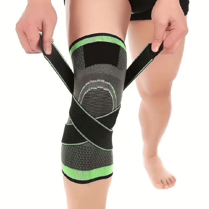 Adjustable Compression Knee Protector Strap for Basketball Running Nylon M/L/XL