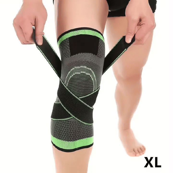 Adjustable Compression Knee Protector Strap for Basketball Running Nylon M/L/XL