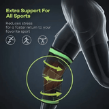 Adjustable Compression Knee Protector Strap for Basketball Running Nylon M/L/XL