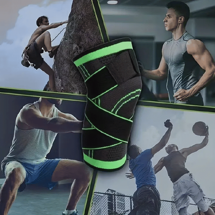 Adjustable Compression Knee Protector Strap for Basketball Running Nylon M/L/XL