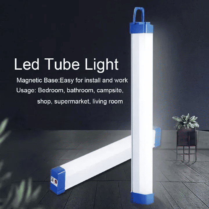 32cm Compact LED Lantern Rechargeable USB Camping Emergency High Brightness Magnetic Base