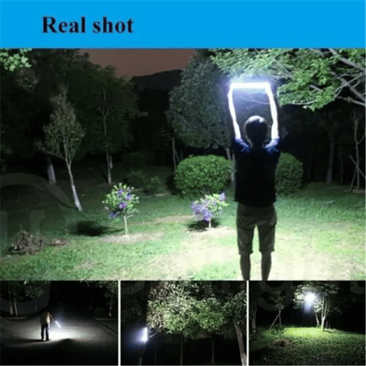 32cm Compact LED Lantern Rechargeable USB Camping Emergency High Brightness Magnetic Base