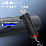 USB C Lighter 2.12in Flameless Portable Travel Accessory Black
