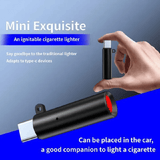 USB C Lighter 2.12in Flameless Portable Travel Accessory Black