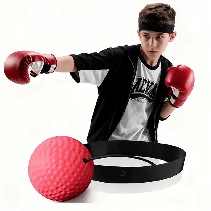 Boxing Training Ball With Headband Reflex Punching Ball For Reaction Practice