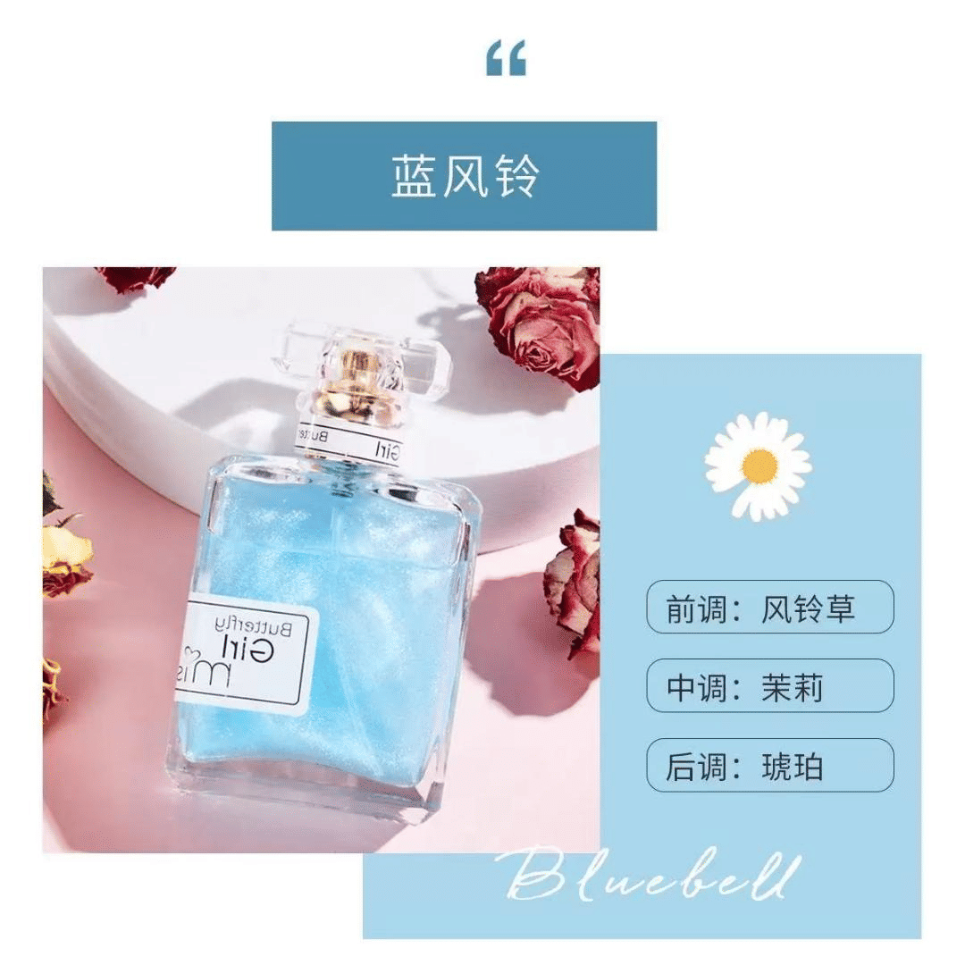 Liusand Floral Eau de Parfum Long Lasting Spray 50ml