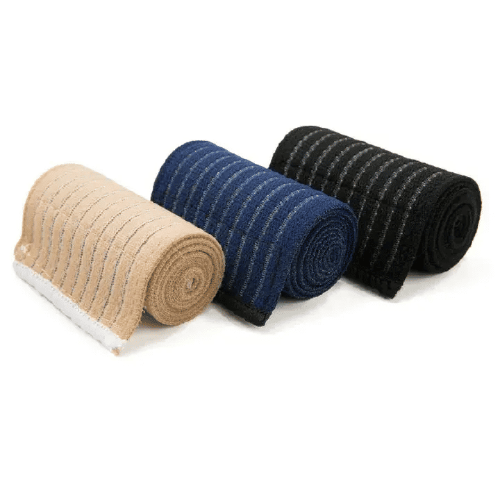 Elastic Bandage Compression Knee Support Sports Strap Protector Brace Medium Nylon Black