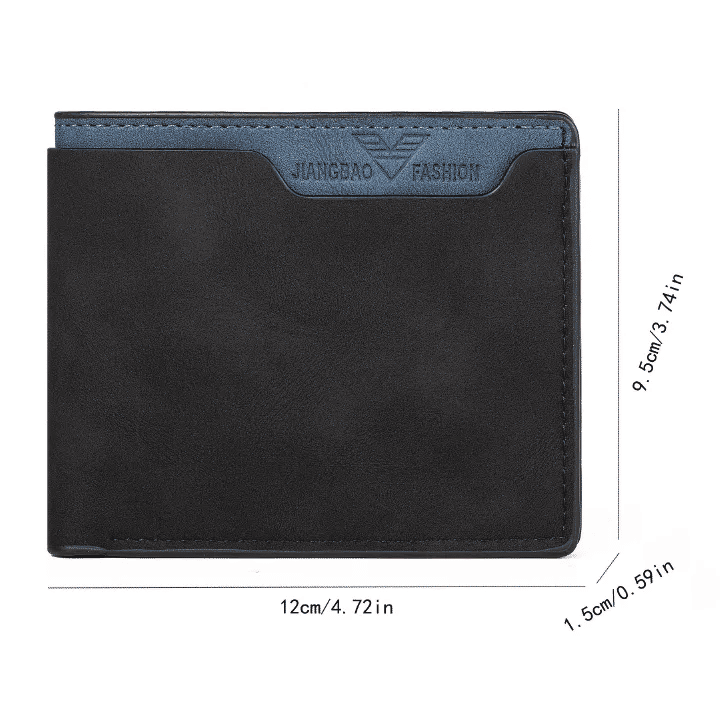 Generic Men's Leather Multifunctional Folding Wallet with Card Holder
