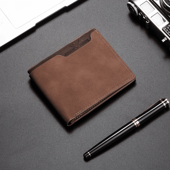 Generic Men's Leather Multifunctional Folding Wallet with Card Holder