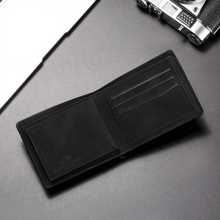 Generic Men's Leather Multifunctional Folding Wallet with Card Holder