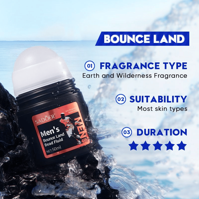 SADOER 2in1 Men's Perfume Deodorant Cool Ocean Bead Fluid 50ml