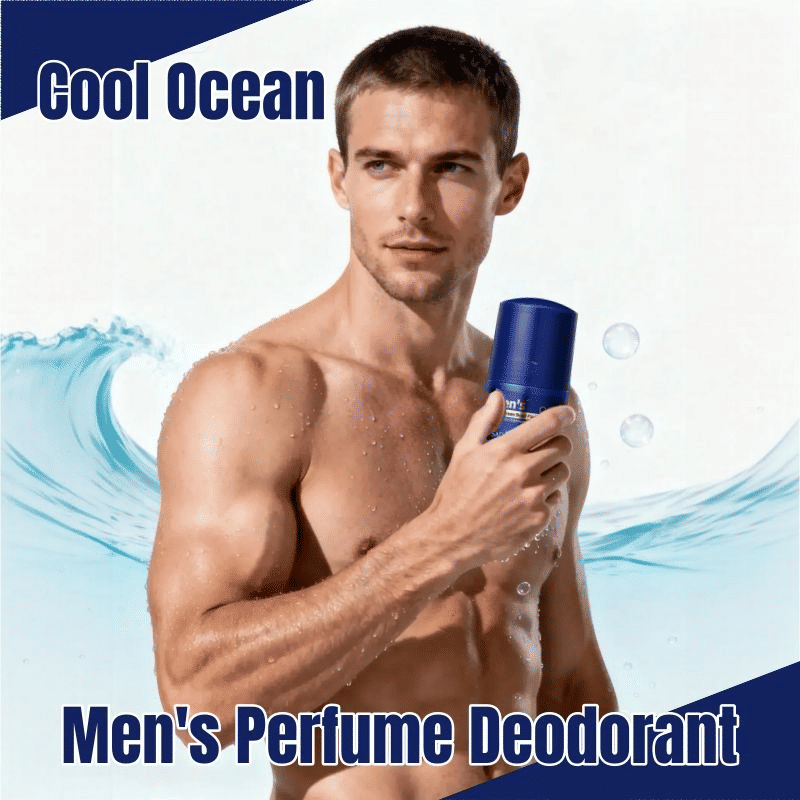 SADOER 2in1 Men's Perfume Deodorant Cool Ocean Bead Fluid 50ml