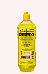Luna Fruity Orange Dish Wash 500ml Liquid Detergent Orange Fragrance Scent