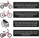 12-Piece Bicycle Spoke Reflectors 3.15in 360-Degree Visibility Safety Clips Yellow