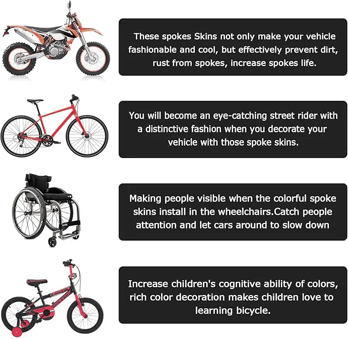 Bicycle Spoke Reflectors 12-Pack 360° Visibility Wheel Reflective Clips for Mountain Road Folding Kids Bike Wheelchair Motorcycle Safety Accessories Yellow