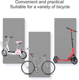 Bike Auxiliary Rearview Mirror Handlebar Mount 360 Degree Adjustable Wide Angle Cycling Mirrors