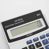 LCD Basic Calculator Solar Powered Extra Large Font Display Business Office