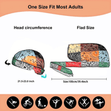 Premium 3-Piece Silky Durag Set: Long Tail Headwrap for Perfect 360 Waves