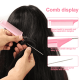 Professional 12-Piece Hair Styling Kit: Combs, Spray Bottle, Scalp Massager, Brushes