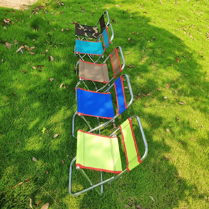 Folding Bench Mazza Outdoor Thick-Backed Fishing Chair Portable Train Station Queue Chair